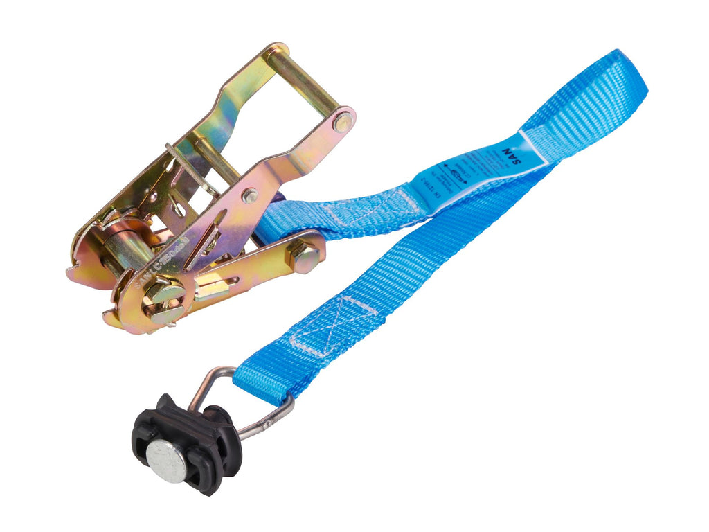 Zurrgurt, 6m, 25mm, LC 500daN, STF 150daN, zweiteilig, Standardratsche, mit Airline-Endfitting