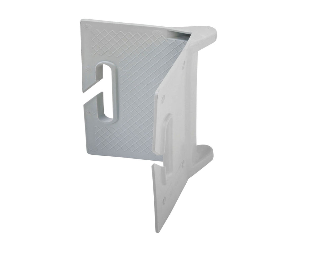 PP Kantenschutzwinkel Weiß mit T-Schlitz, Breite 135mm (soft)