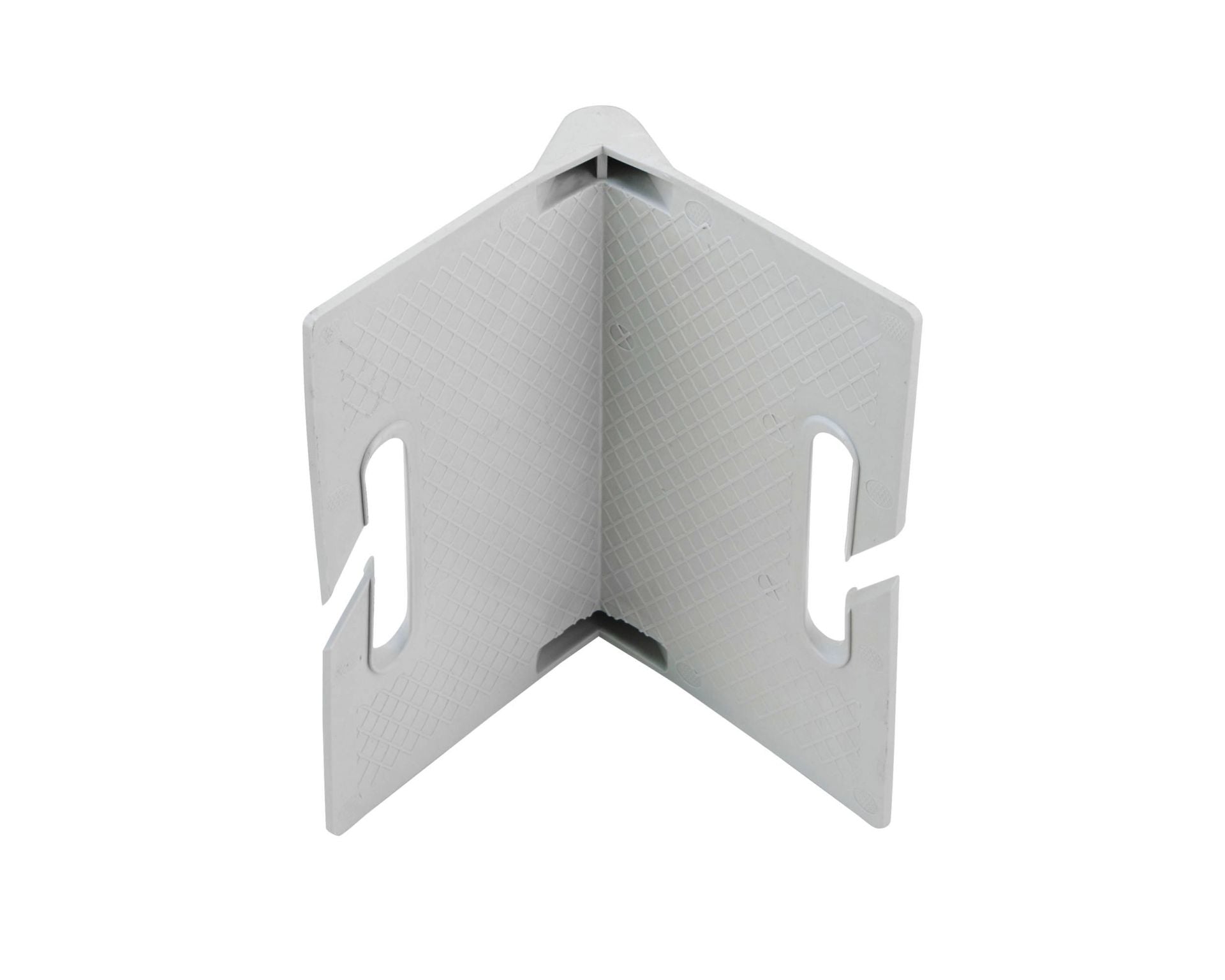 PP Kantenschutzwinkel Weiß mit T-Schlitz, Breite 135mm (soft)