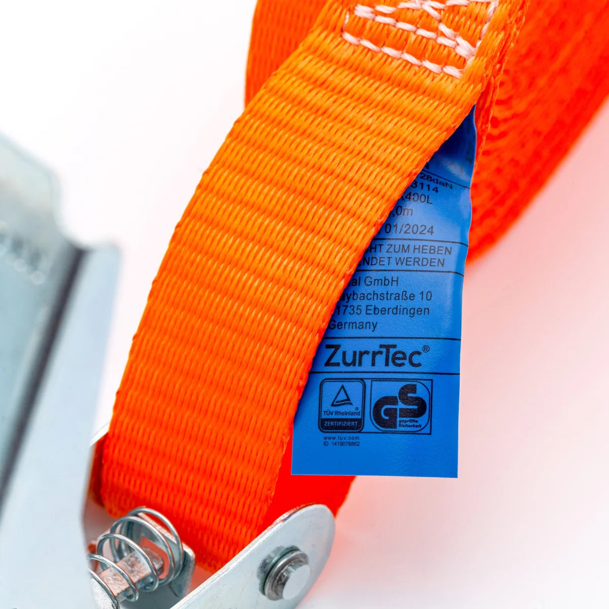 Spanngurt 1tlg. 4m LC 800 daN i.d.U. Orange